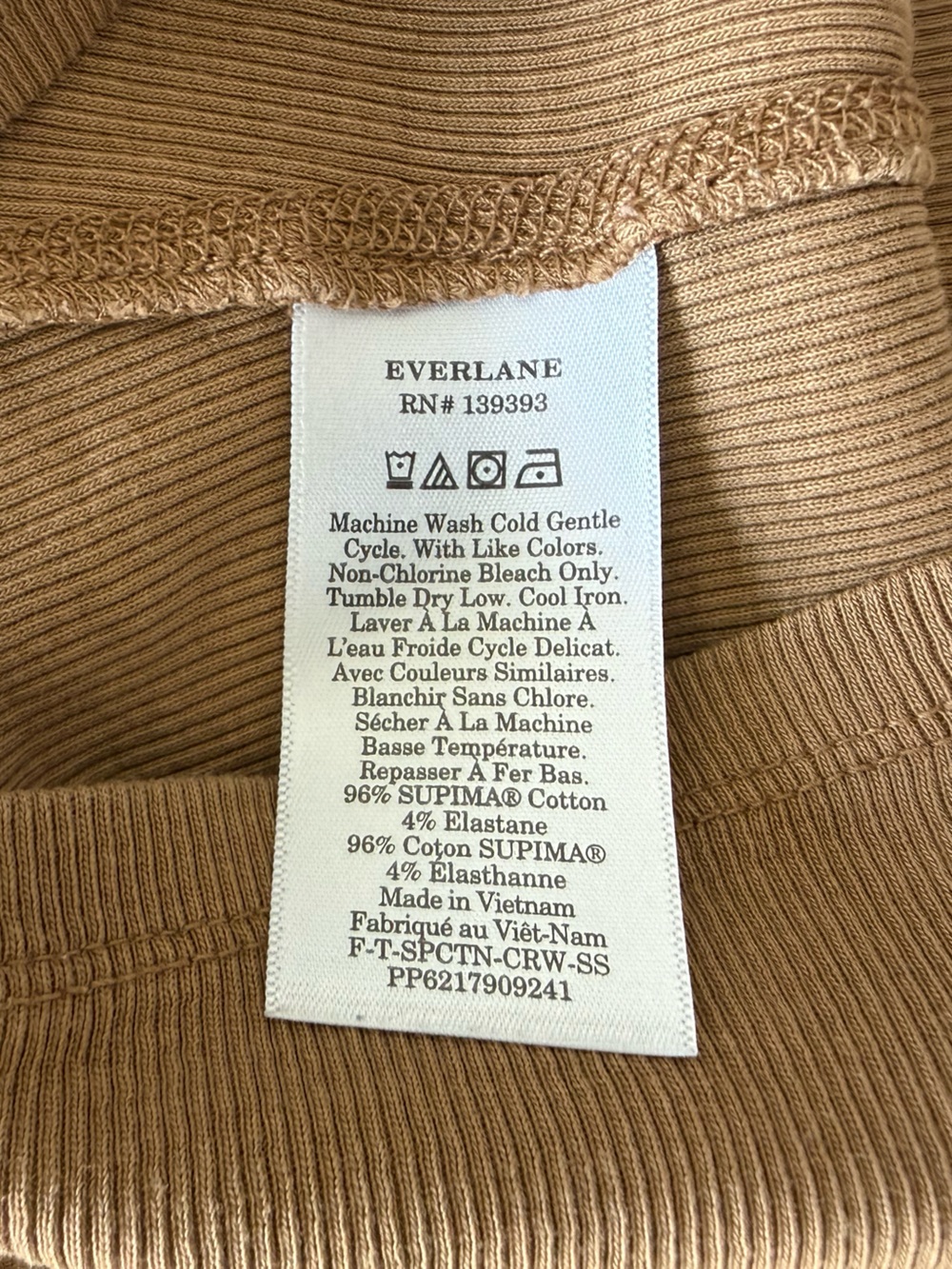 Everlane Pima Luxe Rib Tee - Picture 8 of 8